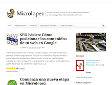 Tablet Screenshot of microlopez.org